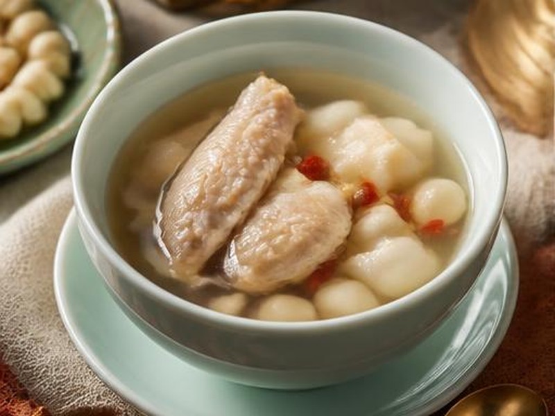 Duck, Yam & Lotus Seed Soup — 淮山蓮子燉鴨湯