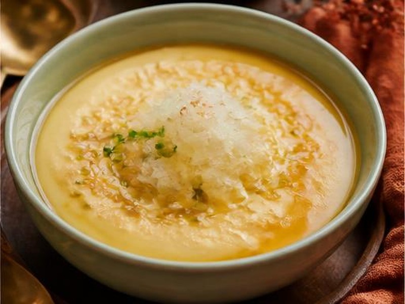 Sesame, Daikon & Steamed Egg Custard — 芝麻白蘿蔔蒸蛋