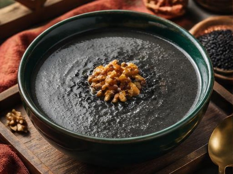 Walnut & Black Sesame Sweet Soup — 核桃黑芝麻糊