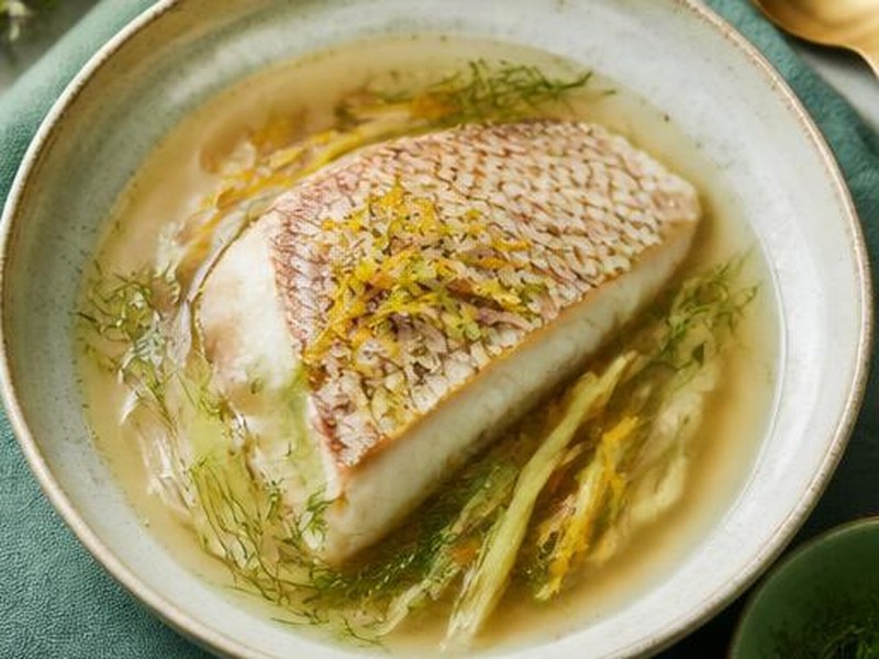Citrus, Fennel & Snapper Broth — 陳皮茴香魚湯
