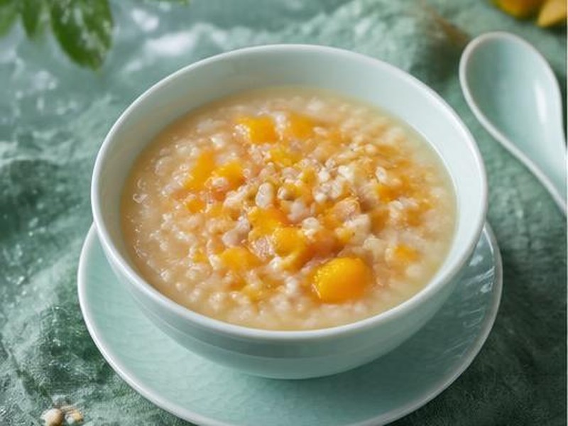 Job's Tears & Pumpkin Congee — 薏米南瓜粥