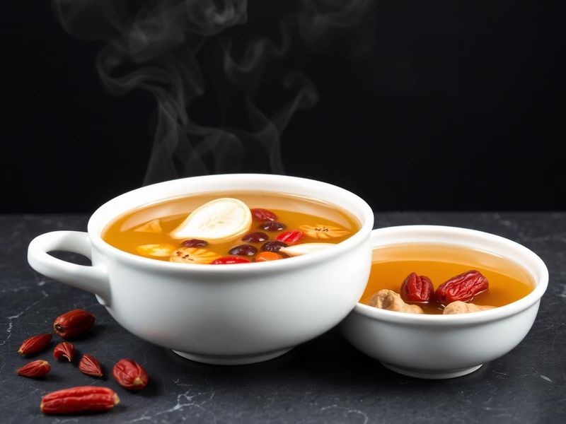Astragalus, Chicken & Goji Broth — 黃芪枸杞雞湯
