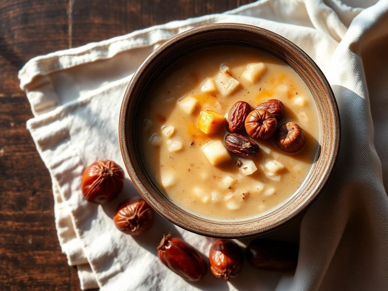 Chestnut & Sweet Rice Congee — 栗子糯米粥